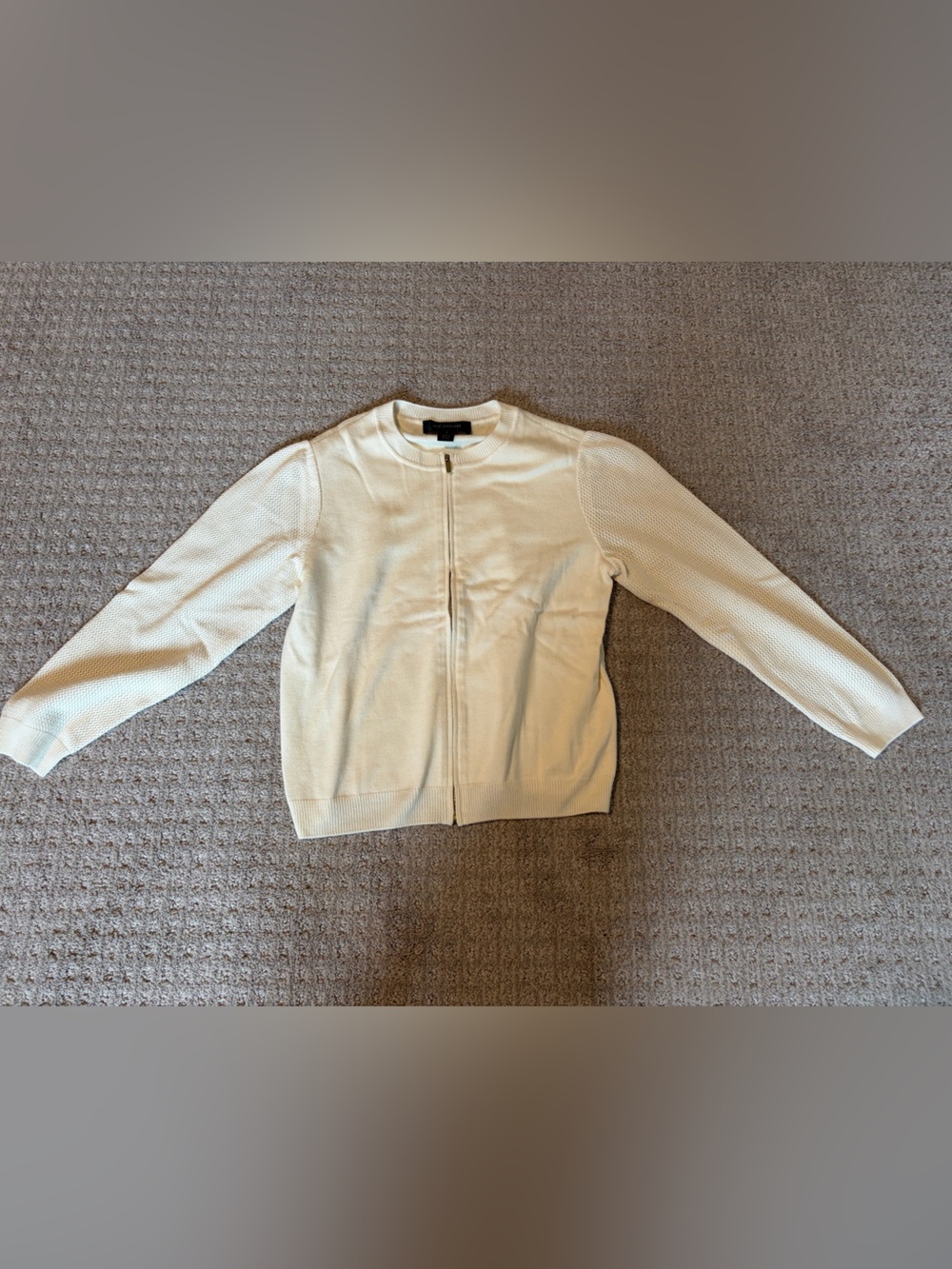 St. John Zipper Cardigan